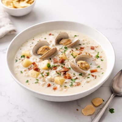 Image of Creamy New England Clam Chowder