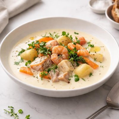 Image of Creamy Norwegian Fish Soup