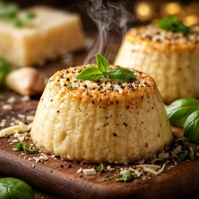 Image of Creamy Parmesan Flans