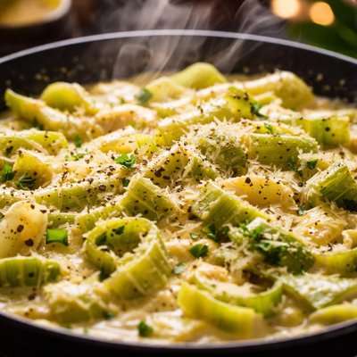 Image of Creamy Parmesan Leeks