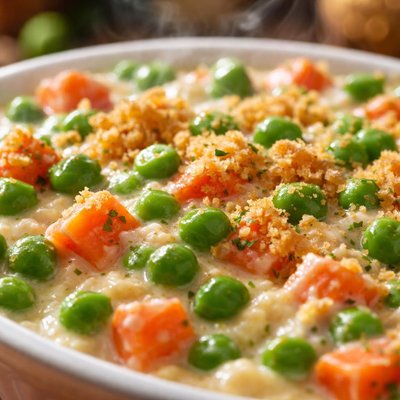 Image of Creamy Peas N Carrots Casserole