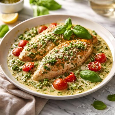 Image of Creamy Pesto Chicken