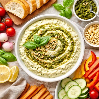 Image of Creamy Pesto Dip