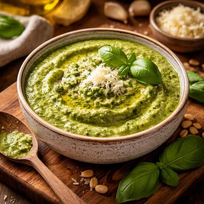 Image of Creamy Pesto Sauce for Lorac Oops I Mean Lamb