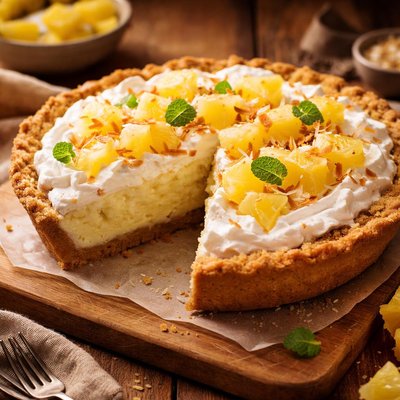 Image of Creamy Pineapple Pie