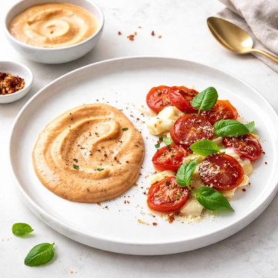 Image of Creamy Pizza Sauce and Topping