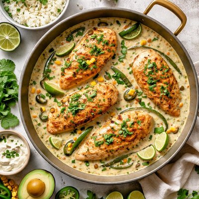 Image of Creamy Poblano Chicken