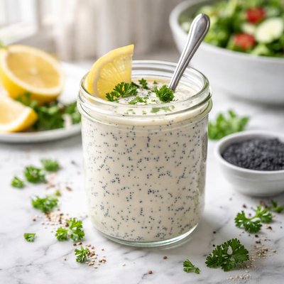 Image of Creamy Poppy Seed Dressing Low Fat