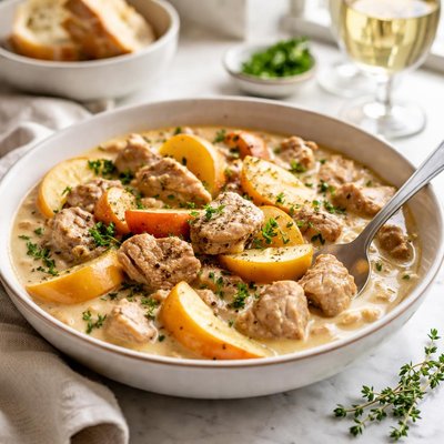 Image of Creamy Pork and Apple Stew