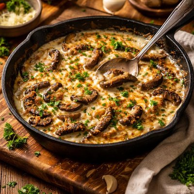 Image of Creamy Portabella Gratin