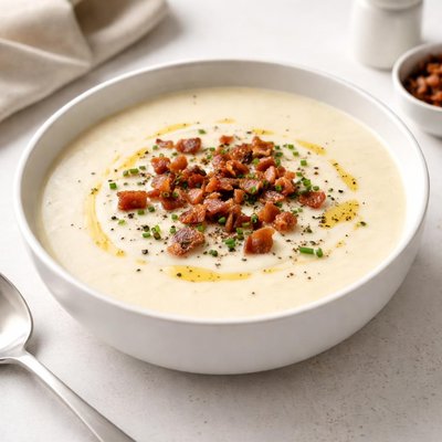 Image of Creamy Potato Soup with Bacon