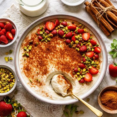 Image of Creamy Pudding Yalanci Tavukgogsu