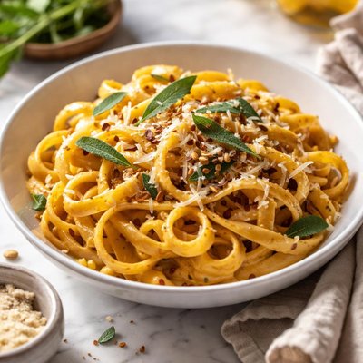 Image of Creamy Pumpkin Fettuccine