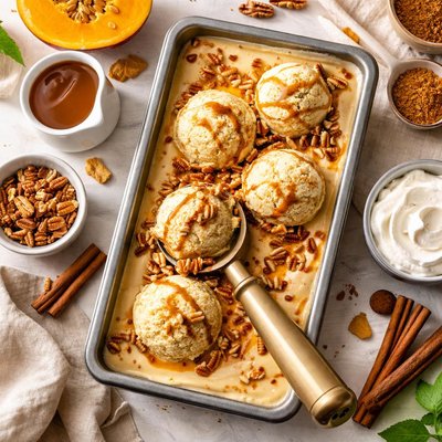 Image of Creamy Pumpkin Ice Cream