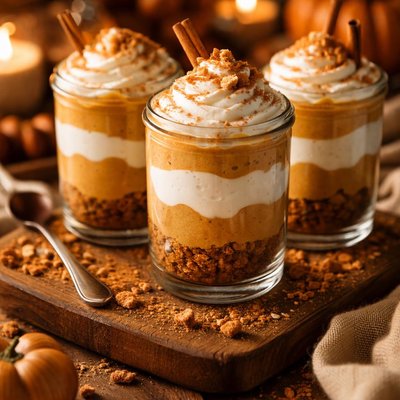 Image of Creamy Pumpkin Parfaits