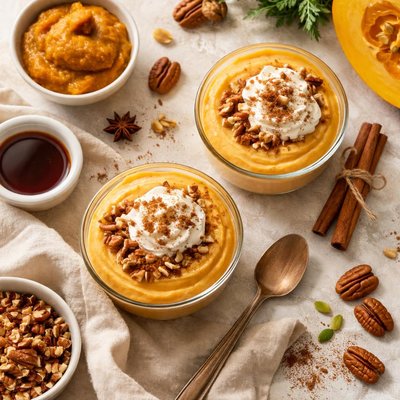 Image of Creamy Pumpkin Pudding