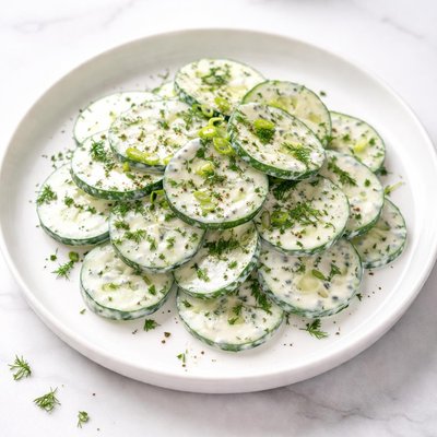 Image of Creamy Ranch Cucumber Salad