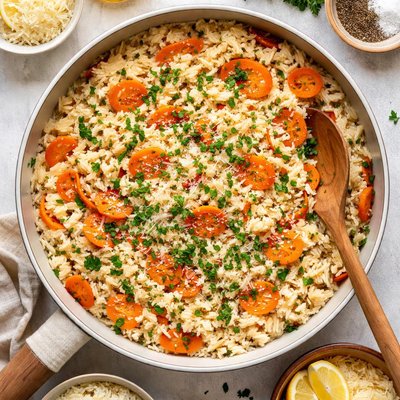 Image of Creamy Rice Carrots