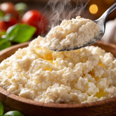 Image of Creamy Ricotta Cheese Homemade