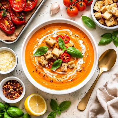 Image of Creamy Roasted Pepper Soup