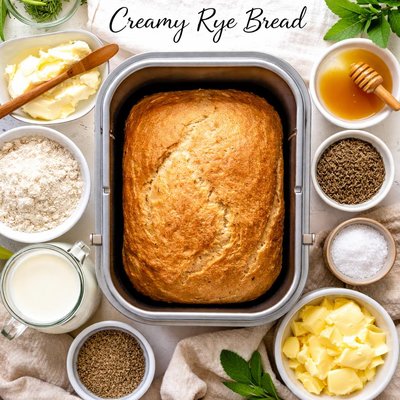 Image of Creamy Rye Bread Machine