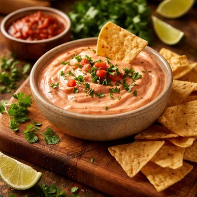 Image of Creamy Salsa Dip 3 Ingredients 3 Minutes