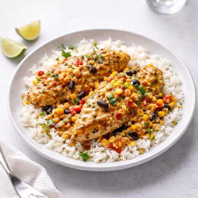 Image of Creamy Santa Fe Chicken and Rice