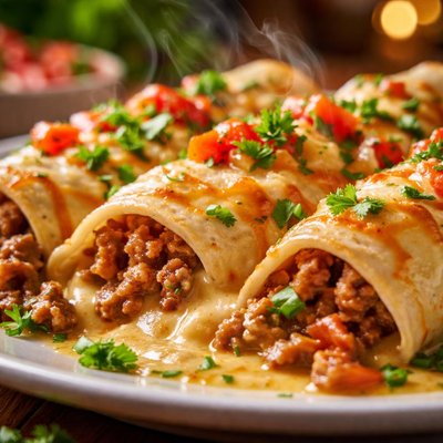Image of Creamy Sausage Enchiladas