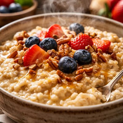Image of Creamy Scottish Oatmeal with Crock Pot Instructions
