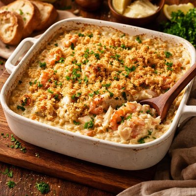 Image of Creamy Seafood Casserole
