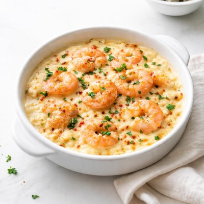Image of Creamy Shrimp Fondue Casserole