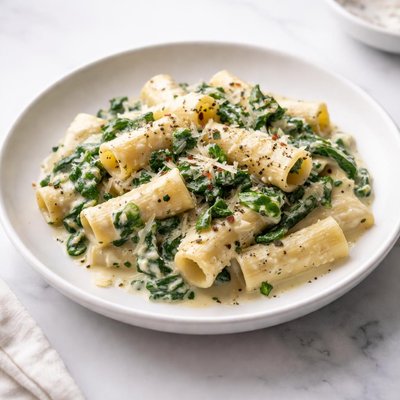 Image of Creamy Spinach Artichoke Pasta
