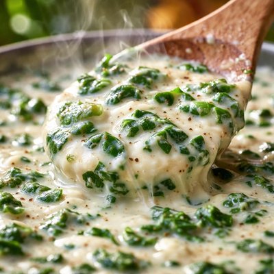 Image of Creamy Spinach Pasta Sauce