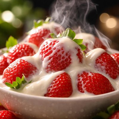 Image of Creamy Strawberries
