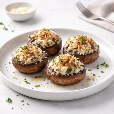 Image of Creamy Stuffed Mushrooms