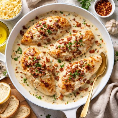 Image of Creamy Swiss Chicken Breasts
