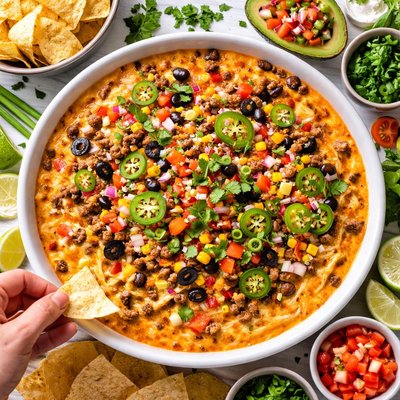 Image of Creamy Taco Bean Dip