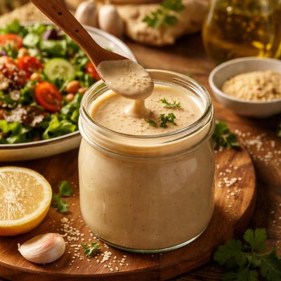 Image of Creamy Tahini Sauce Salad Dressing