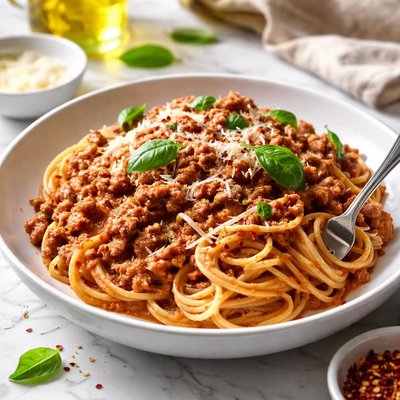 Image of Creamy Tomato Meat Sauce