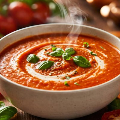 Image of Creamy Tomato Soup from Scratch