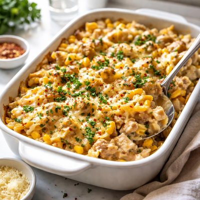 Image of Creamy Tuna Pasta Bake