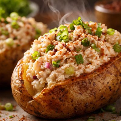Image of Creamy Tuna Stuffed Spuds Potatoes