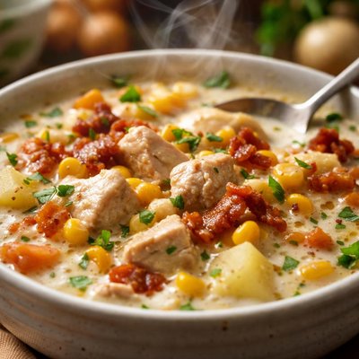 Image of Creamy Turkey Corn Chowder