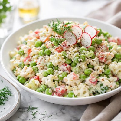 Image of Creamy Vegetable Salad with Mayonnaise