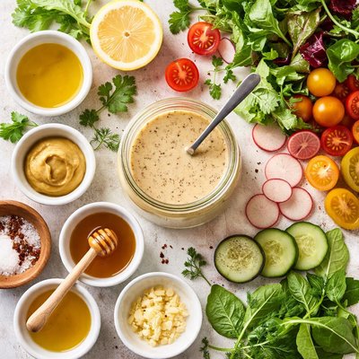 Image of Creamy Vinaigrette Salad Dressing