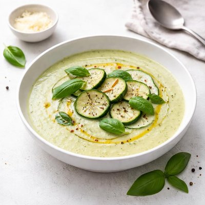 Image of Creamy Zucchini Basil Zuppa