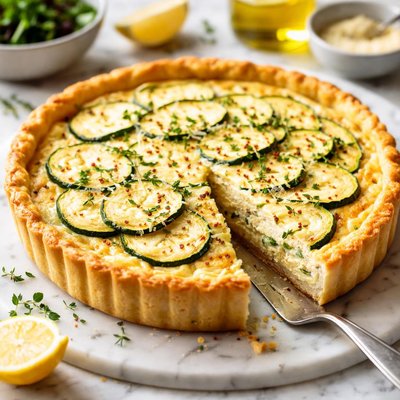 Image of Creamy Zucchini Quiche