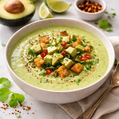 Image of Crema De Aguacate Cream of Avocado Soup South America