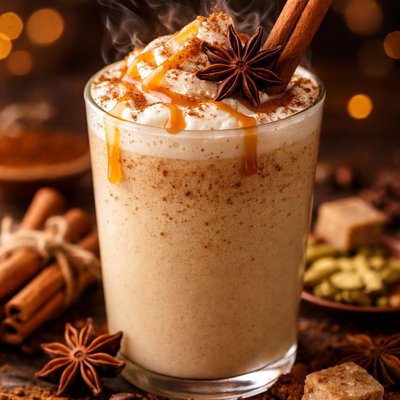Image of Creme Caramel Chai Smoothie
