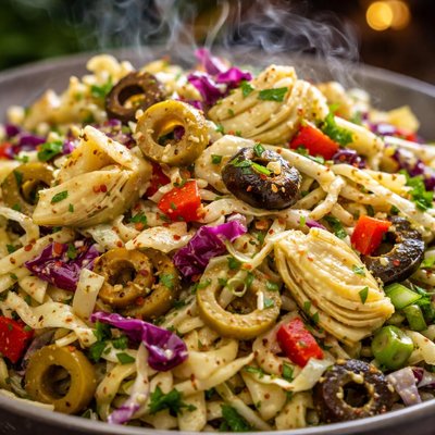 Image of Creole Artichoke Olive Cole Slaw
